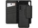Selencia 2-in-1 Uitneembare Slang Bookcase Galaxy A50 / A30s - Zwart