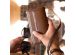 Selencia Uitneembare Vegan Lederen Clutch Galaxy A50 / A30s - Bruin