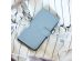 Selencia Echt Lederen Bookcase Huawei P Smart (2020) - Lichtblauw