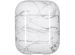 iMoshion Design Hardcover Case AirPods 1 / 2 - Wit Marmer