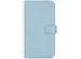 Selencia Echt Lederen Bookcase Samsung Galaxy A50 / A30s - Lichtblauw