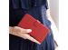 Selencia Echt Lederen Bookcase Samsung Galaxy S10 - Rood