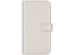 Selencia Echt Lederen Bookcase Samsung Galaxy S10 - Lichtgrijs