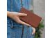 Selencia Echt Lederen Bookcase Samsung Galaxy Note 10 - Lichtbruin
