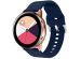 iMoshion Siliconen bandje Galaxy Watch 40/42mm / Active 2 42/44mm / Watch 3 41mm - Donkerblauw