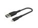 Belkin Boost↑Charge™ Braided Lightning naar USB kabel - 0,15 meter