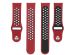 iMoshion Siliconen sport bandje Fitbit Versa 2 / Lite - Rood / Zwart