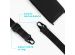 iMoshion Color Backcover met koord - Nylon Strap iPhone 11 - Zwart