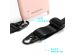 iMoshion Color Backcover met koord - Nylon Strap iPhone Xr - Roze