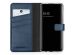 Selencia Echt Lederen Bookcase Samsung Galaxy A51 - Blauw