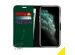 Accezz Wallet Softcase Bookcase iPhone 12 (Pro) - Groen