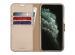 Accezz Wallet Softcase Bookcase iPhone 12 Pro Max - Goud