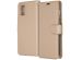 Accezz Wallet Softcase Bookcase Samsung Galaxy A31 - Goud