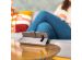Klavertje Bloemen Bookcase Samsung Galaxy A40 - Grijs