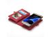 CaseMe Kunstlederen 2 in 1 Portemonnee Bookcase Samsung Galaxy S7 - Rood
