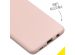 Accezz Liquid Silicone Backcover Samsung Galaxy S10 Plus - Roze
