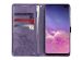 Mandala Bookcase Samsung Galaxy S10 Plus - Paars