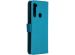 Klavertje Bloemen Bookcase Xiaomi Redmi Note 8 / Note 8 (2021) - Turquoise