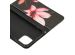 Design Softcase Bookcase iPhone 12 (Pro) - Bloemen