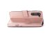 Klavertje Bloemen Bookcase Motorola Edge - Rosé Goud