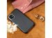 Selencia Gaia Slang Backcover iPhone 12 Mini - Zwart