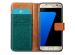 iMoshion Luxe Canvas Bookcase Samsung Galaxy S7 - Groen
