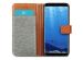 iMoshion Luxe Canvas Bookcase Samsung Galaxy S8 - Grijs