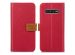 iMoshion Luxe Canvas Bookcase Samsung Galaxy S10 - Rood
