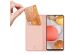 Dux Ducis Slim Softcase Bookcase Samsung Galaxy A42 - Rosé Goud