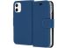 Accezz Wallet Softcase Bookcase iPhone 12 Mini - Blauw
