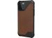 UAG Metropolis LT Backcover iPhone 12 (Pro) - Leather Brown