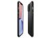 Spigen Thin Fit Air Backcover iPhone 12 (Pro) - Zwart