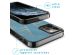 iMoshion Design hoesje iPhone 12 (Pro) - Grafisch Koper / Blauw