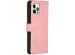 iMoshion Luxe Bookcase iPhone 12 (Pro) - Roze