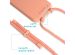 iMoshion Color Backcover met afneembaar koord iPhone Xr - Peach