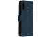 iMoshion Luxe Bookcase Samsung Galaxy A20s - Donkerblauw