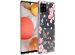 iMoshion Design hoesje Samsung Galaxy A42 - Bloem - Roze