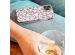 iMoshion Design hoesje Samsung Galaxy A42 - Hartjes - Roze