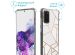 iMoshion Design hoesje met koord Samsung Galaxy S20 Plus - Grafisch Koper - Wit / Goud