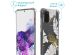 iMoshion Design hoesje met koord Samsung Galaxy S20 Plus - Bladeren - Zwart / Goud