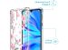 iMoshion Design hoesje met koord Huawei P30 Lite - Bloem - Roze