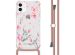 iMoshion Design hoesje met koord iPhone 11 - Bloem - Roze