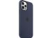 Apple Silicone Backcover MagSafe iPhone 12 (Pro) - Deep Navy