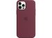 Apple Silicone Backcover MagSafe iPhone 12 (Pro) - Plum