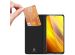 Dux Ducis Slim Softcase Bookcase Xiaomi Poco X3 (Pro) - Zwart