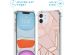 iMoshion Design hoesje met koord iPhone 12 Mini - Grafisch Koper - Roze / Goud