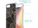 iMoshion Design hoesje met koord iPhone SE (2022 / 2020) / 8 / 7 - Grafisch Koper - Zwart