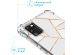 iMoshion Design hoesje met koord Samsung Galaxy A41 - Grafisch Koper - Wit / Goud