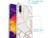 iMoshion Design hoesje met koord Samsung Galaxy A50 - Grafisch Koper - Wit / Goud