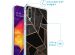 iMoshion Design hoesje met koord Samsung Galaxy A50 - Grafisch Koper - Zwart / Goud